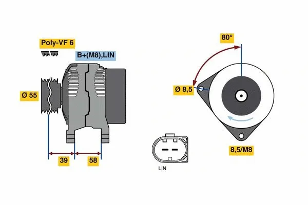 Alternator (0 125 711 071)