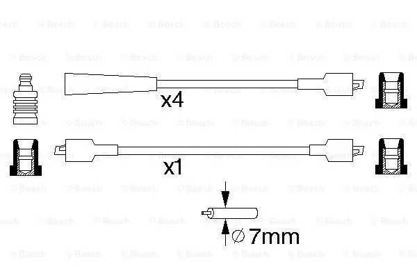 Ignition Cable Kit (0 986 356 816)