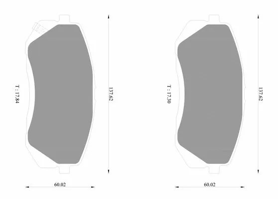 Brake Pad Set, disc brake (0 986 AB1 368)