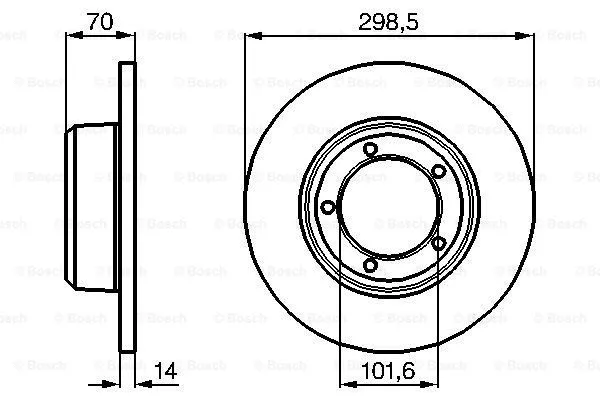 Brake Disc (0 986 478 827)