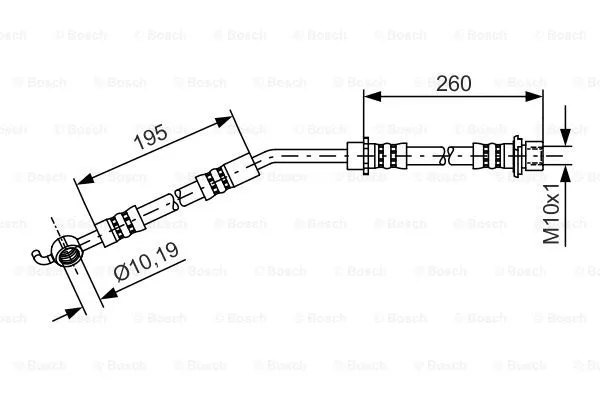 Brake Hose (1 987 481 408)