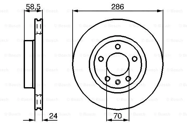 Brake Disc (0 986 478 594)