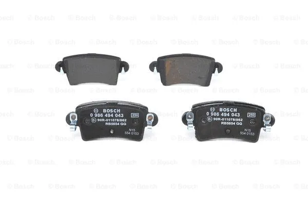 Brake Pad Set, disc brake (0 986 494 043)