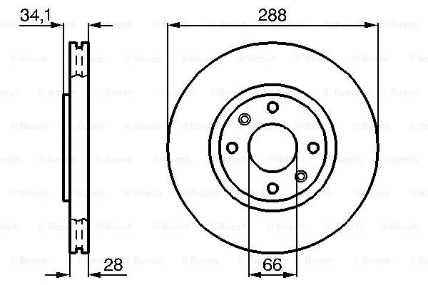 Brake Disc (0 986 478 980)