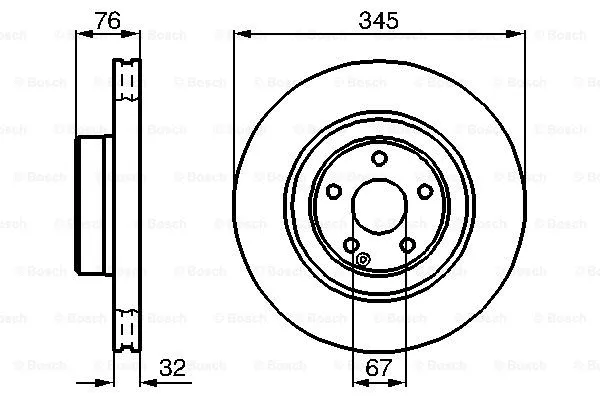 Brake Disc (0 986 478 964)