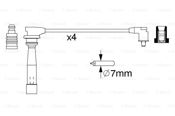 Ignition Cable Kit (0 986 356 989)