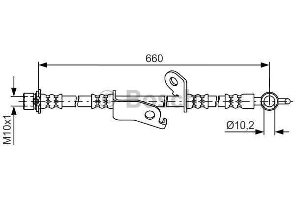 Brake Hose (1 987 481 641)