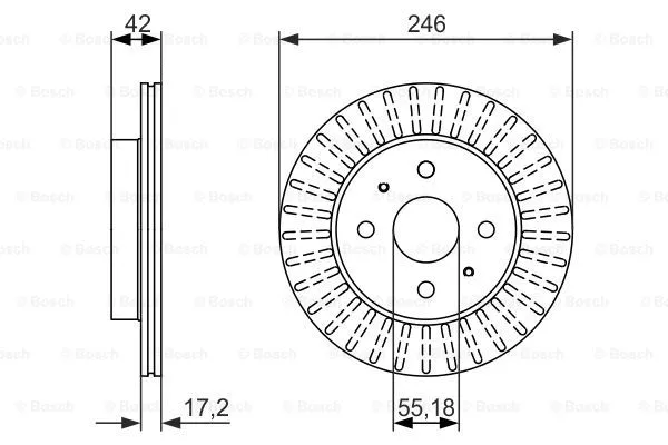 Brake Disc (0 986 479 769)