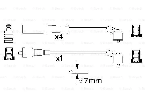 Ignition Cable Kit (0 986 356 897)