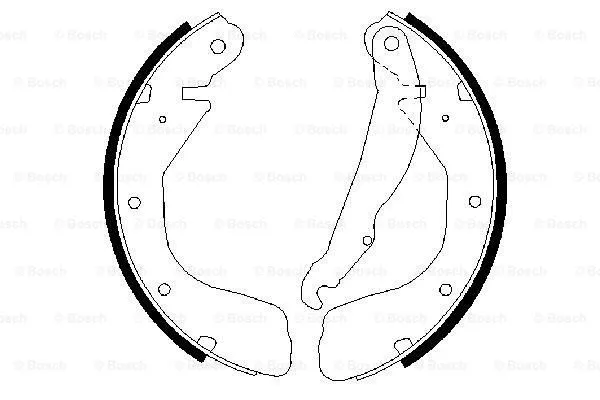 Brake Shoe Set (0 986 487 263)