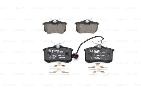 Brake Pad Set, disc brake (0 986 494 599)