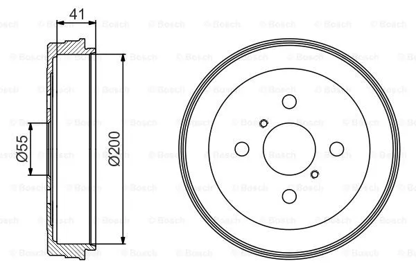 Brake Drum (0 986 477 199)