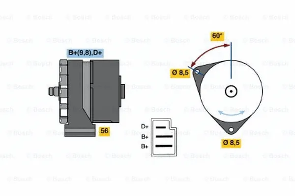 Alternator (0 120 488 118)