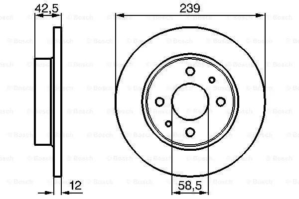 Brake Disc (0 986 478 747)