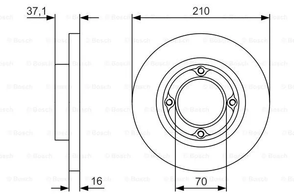 Brake Disc (0 986 479 U96)