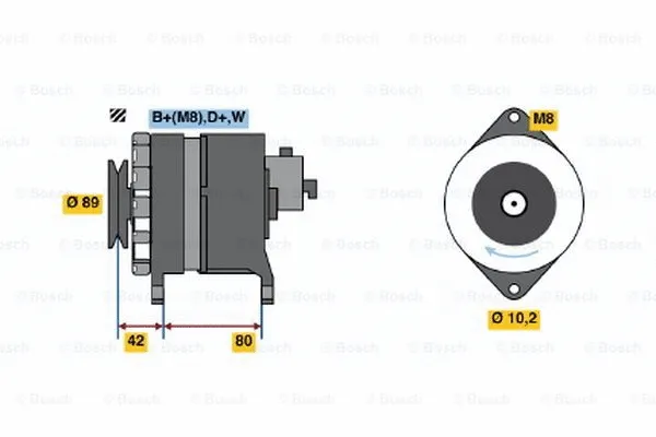 Alternator (9 120 144 609)