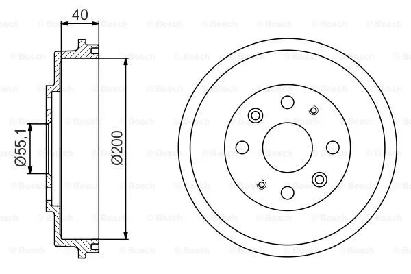 Brake Drum (0 986 477 191)