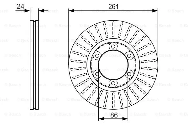 Brake Disc (0 986 479 053)
