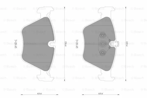 Brake Pad Set, disc brake (0 986 AB2 516)