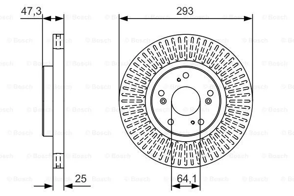 Brake Disc (0 986 479 B02)