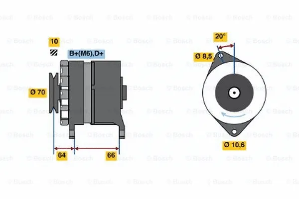 Alternator (0 986 030 990)