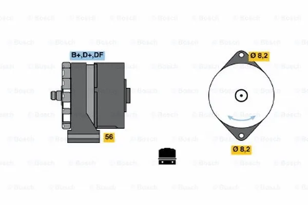 Alternator (0 986 030 450)
