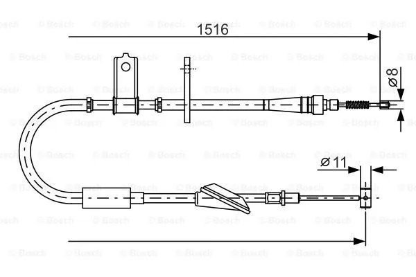 Cable Pull, parking brake