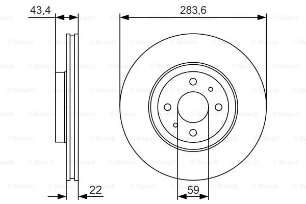 Brake Disc (0 986 479 S01)