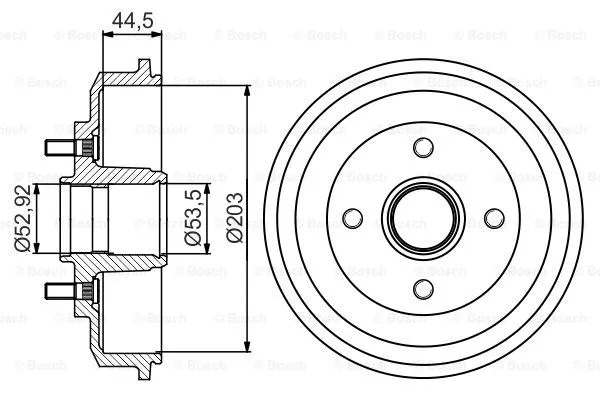 Brake Drum (0 986 477 266)