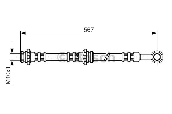 Brake Hose (1 987 476 196)