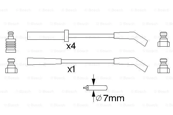 Ignition Cable Kit (0 986 357 123)
