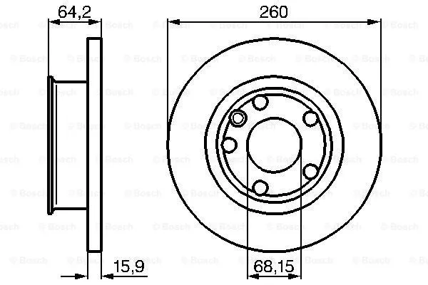 Brake Disc (0 986 478 547)