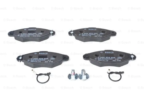 Brake Pad Set, disc brake (0 986 424 455)