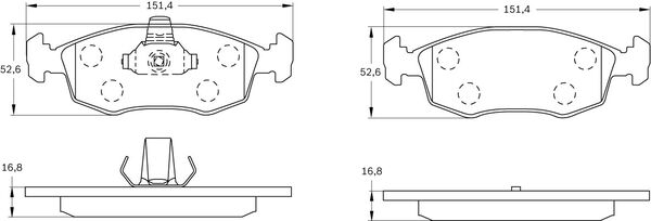 Brake Pad Set, disc brake