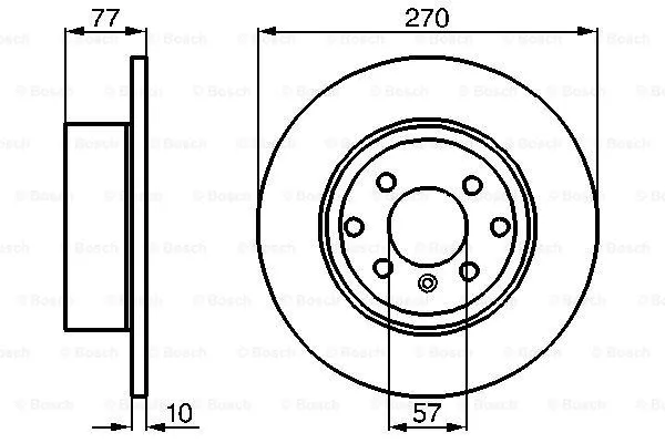 Brake Disc (0 986 478 504)