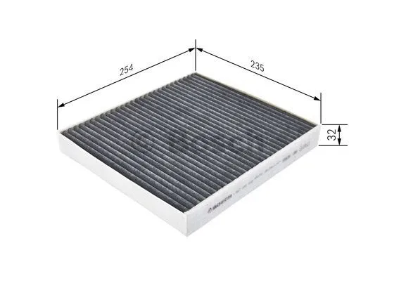 Filter, cabin air (1 987 432 543)