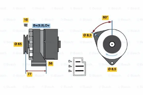 Alternator (0 120 488 119)