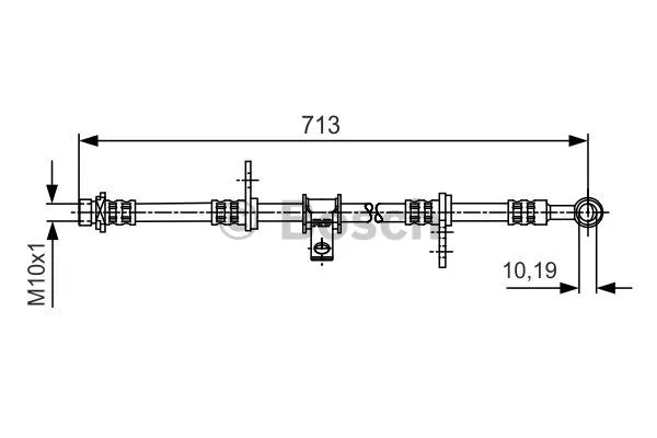 Brake Hose (1 987 481 241)