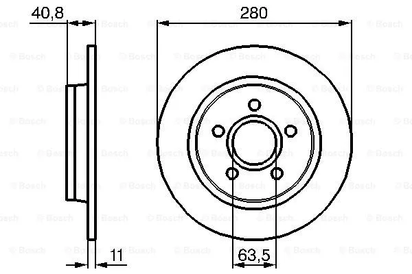Brake Disc (0 986 479 253)