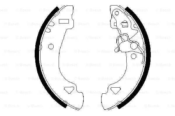 Brake Shoe Set (0 986 487 331)