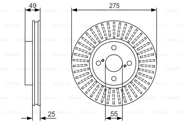 Brake Disc (0 986 479 971)