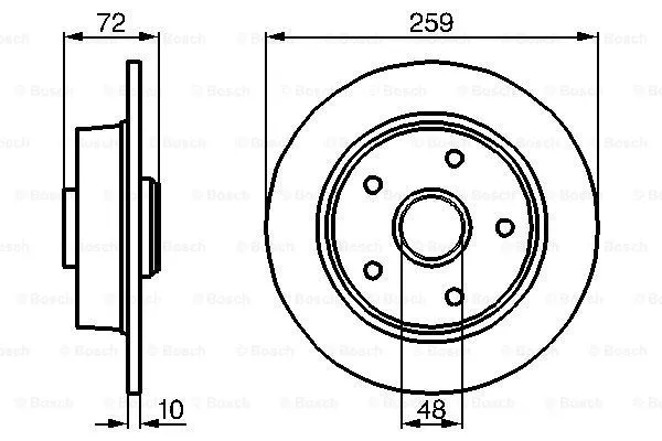 Brake Disc (0 986 478 700)