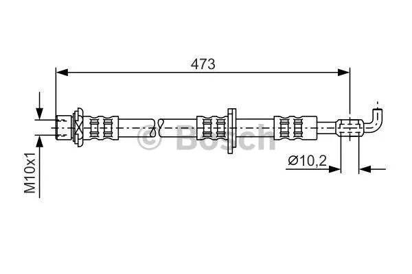 Brake Hose (1 987 476 744)