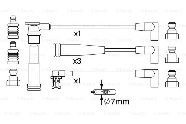 Ignition Cable Kit (0 986 357 231)