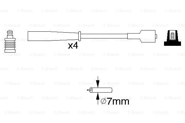 Ignition Cable Kit (0 986 356 961)