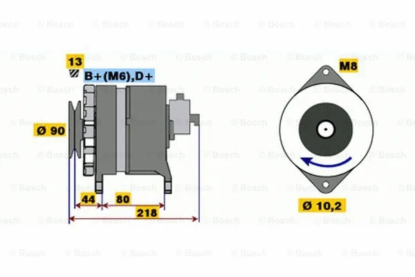 Alternator (9 120 334 628)