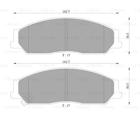 Brake Pad Set, disc brake (0 986 AB9 094)
