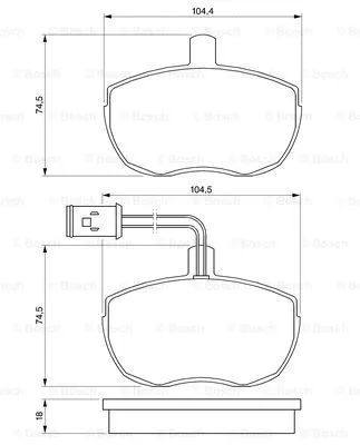 Brake Pad Set, disc brake