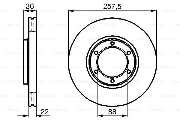 Brake Disc (0 986 478 596)