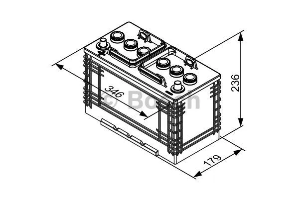 Starter Battery (0 092 T30 370)